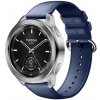 AC mobile Originálny kožený opasok na Xiaomi Watch S3 / S4 Barva: Modrá
