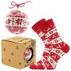 Ponožky LONKA Elfi red 1 pár 33-38 118019