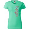 Handel Tričko Ľudový ornament mätová