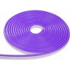 NEON LED FLEX 6x12 mm 12V IP67 vodotesný flexibilný fialový 1 m