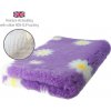 DRYBED Premium Vet Bed Sedmokrásky fialový 100 x 75 cm