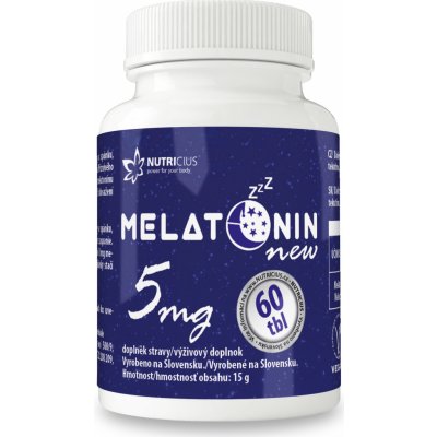 Nutricius Melatonín 5 mg 60 tabliet od 7,73 € - Heureka.sk