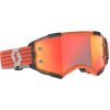 brýle FURY CH oranžové/šedá, SCOTT - USA, (plexi oranžové chrom)