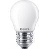 LED žiarovka Ball E27 P45 3,4W = 40W 470lm 2700 Warm Filament Milky PHILIPS Dimmable