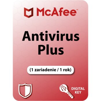 McAfee AntiVirus Plus 1 lic. 12 mes.