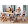 KINDERKRAFT Stolička jedálenská Enock White wooden, Premium