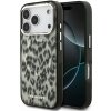 Zadný kryt Karl Lagerfeld IML Leopard MagSafe pre iPhone 17 Pro Hnedý