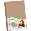 Bellatex prestieradlo Jersey hnědé káva 180x200x40