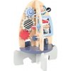 Lean Toys Drevená vzdelávacia hračka - Raketa