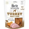 Brit maškrty Jerky Turkey Meaty Coins 80 g