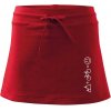 Hory bicykel úsmev - Športová sukne - two in one - S ( Červená )