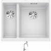 Blanco SUBLINE 340/160 U biela 523562 + Blanco MIDA-S chróm 521454