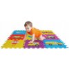 IPLAY Penová podložka puzzle 9 prvkov dopravné prostriedky 86x86cm