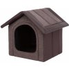Stanislaw Jurga PillowPrim búda pre psov jaskyňa pre psov domček pre mačky jaskyňa pre domácich miláčikov XL - 60x55 cm hnedá
