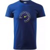 Tachometer cíti sa - 70 rokov - Klasické pánske tričko vyššej gramáže - 4XL ( Kráľovská modrá )