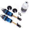 Traxxas tlmič GTR long hliník/PTFE modrý, piestnice TiN (2) (TRA7461)