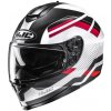 MOTOCYKLOVÁ PRILBA HJC C70N BELIS ČIERNA/BIELA XL