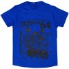 Tričko The Beatles - 1964, Unisex,Modrá,M
