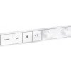 Hansgrohe RainSelect Termostatická batéria pre 3 vývody, biela matná 15381700
