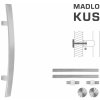 Madlo na dvere FT - MADLO kód K41C 40x10 mm UN ks NEM - nerez matná (F60) | MP-KOVANIA.sk