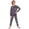 Chlapčenské pyžamo 263/140 Gnomes - CORNETTE Farba: džínsová, Veľkosť: 158/164