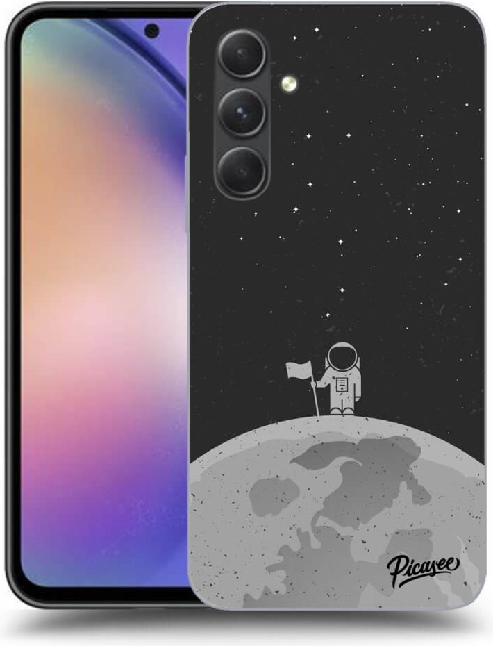 Púzdro Picasee silikónové Samsung Galaxy A54 5G - Astronaut čierne