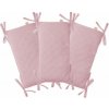Sleepee MODULÁRNY MANTINEL DO DETSKEJ POSTIEĽKY SLEEPEE PINK - SADA 3KS