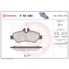 Sada brzdových platničiek, vždy 4 kusy v sade BREMBO P 50 084 (P50084)