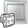 Legrand VALENA TV+R-konc. (7701 33) hliník