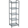 Songmics Regál Debra 128 cm černý