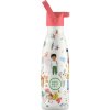 Detská termo fľaša z nerezovej ocele COOL BOTTLES Kids Curious Explorers trojvrstvová 350ml 3D