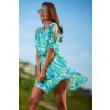 Infinite You Dámske mini šaty Nifleur A295 zelená XL