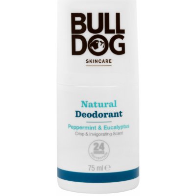 Bulldog Prírodný guličkový dezodorant ( Natura l Deodorant Peppermint & Eucalyptus Crisp & Invigo rating Scent) 75 ml