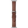 Remienok Epico Watch Strap Leather for Apple Watch SE/Series 1-9 (42/44/45 mm)/10 (46 mm)/Ultra (49 mm) – hnedý 9918131700006