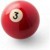 Biliardová guľa Aramith červená č. 3, priemer 57,2mm