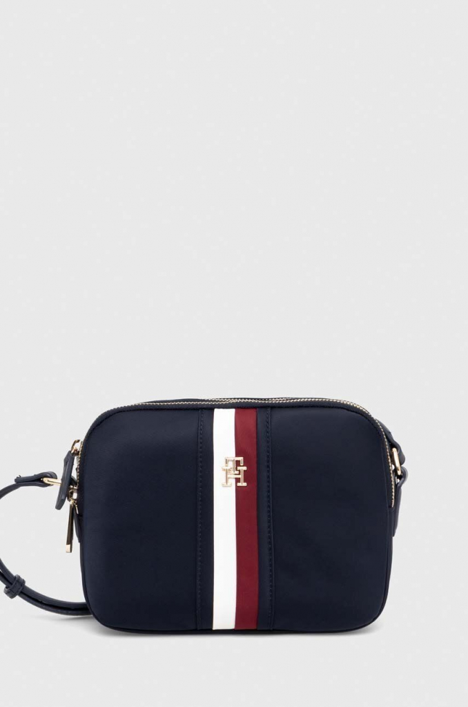 Tommy Hilfiger kabelka Poppy Crossover Corp AW0AW15893 Tmavomodrá