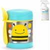 SKIP HOP Zoo Termoska na jedlo s lyžičko/vidličkou Včielka 325 ml, 3+ + AQUAINT 500 ml