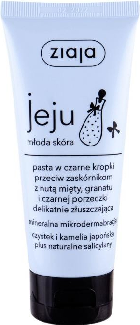 Ziaja Jeju Young Skin čistiaca peelingová pasta 75 ml