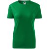 MALFINI CLASSIC NEW 133 / Tričko dámske - stredne zelená L