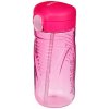 Fľaša Sistema Quick Flip Top so slamkou 520 ml Farba: ružová