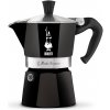 Bialetti Moka Express čierny hliníkový kávovar na 3 šálky