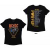 Tričko AC/DC - Angus Triangle PWR-UP EU Tour '24, Žena,Čierna,XL