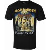 Tričko metal ROCK OFF Iron Maiden Powerslave World Slavery Tour BL Čierna