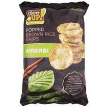RICE UP Ryžové chipsy wasabi 60 g
