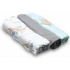 BabyOno Natural Bamboo Diapers Blue-Grey 70x70 cm 3 ks