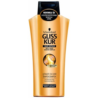 Schwarzkopf Gliss Kur Kur Hair Repair Ultimate Oil Elixir šampón na vlasy 400 ml