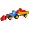 ANDRONI-GIOCATTOLI Traktor do piesku s vlečkou 53cm