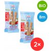 FruchtBar BIO Špaldové maslové tyčinky s jahodami 6 x 30 g