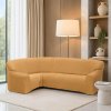 Nueva Textura poťahy RUBINIA zlatá rohová sedačka 340 - 540 cm