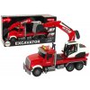 Lean Toys Truck S Bager Traktor Bager Zvukové svetlá